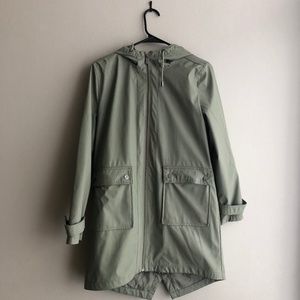 New Look Green Rain Coat